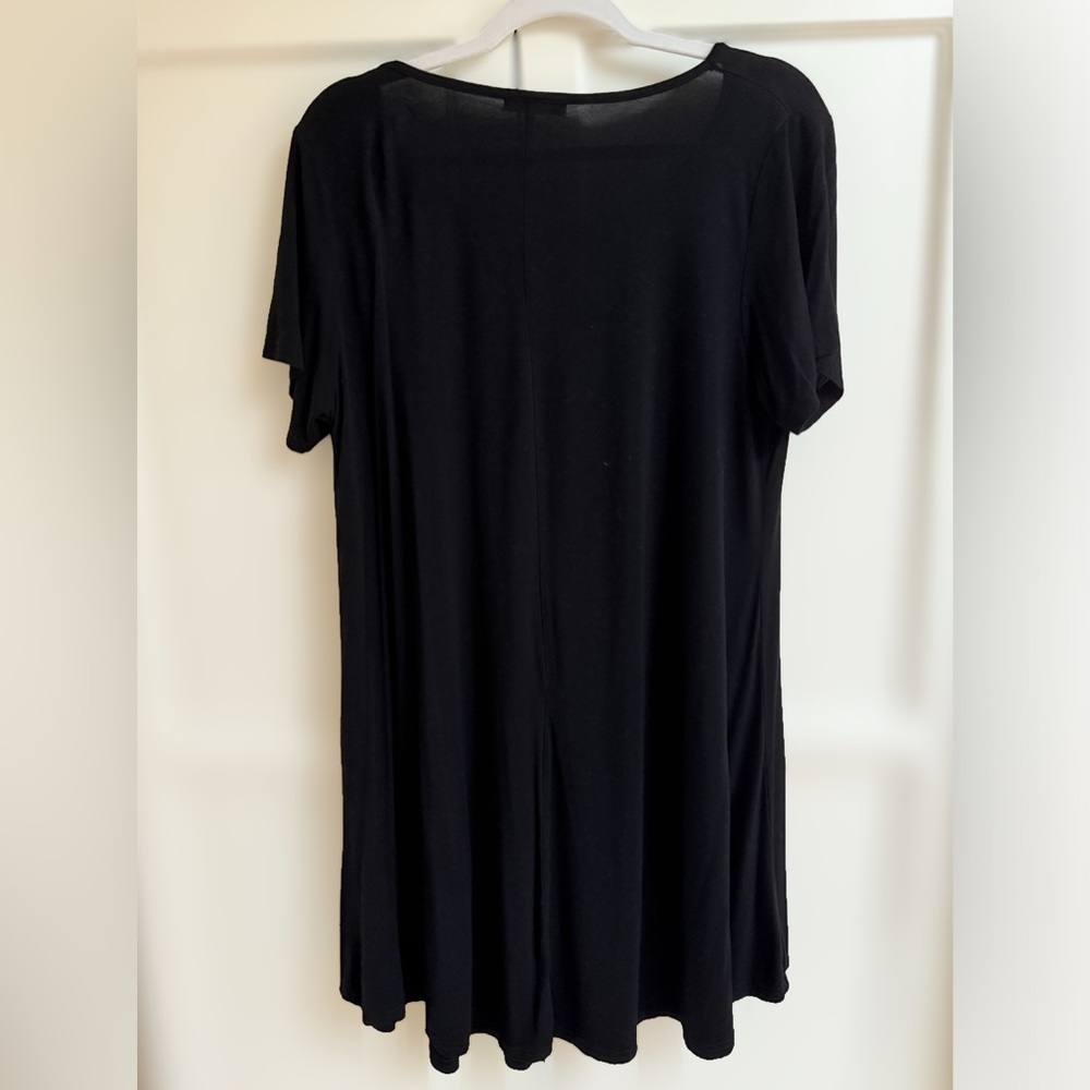 Black shirt  Dress tunic size XL - very soft and stretchy black colour